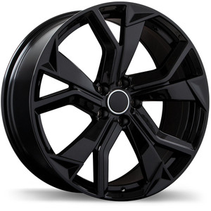 R252 20x8.5 5x112mm +25 66.5mm | Gloss Black Finish