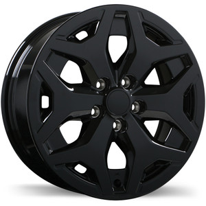 R254 17x7.0 5x114.3mm +48 56.1mm | Gloss Black Finish