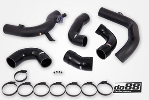 AUDI / VW - 2.0 TSI EA888 Gen4 (300hp+) OEM IC Pressure pipes, Black hoses