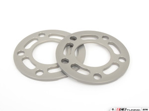 7.5mm Wheel Spacers - Silver (Pair)