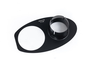 Milltek Sport Optional Rear Trim Finisher Plates (Cerakote Black Black Finish) - Covers the back of the floating Tips | SSXAU905