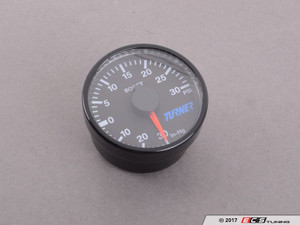 Turner Motorsport 45mm Boost Gauge - Blue & White