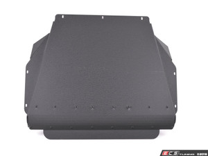 Turner Motorsport Aluminum Skid Plate - Wrinkle Black Powder coat