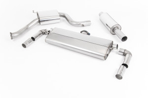 Milltek Cat Back Resonated Burnt Titanium GT-100 Trim