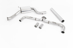 Milltek Cat Back Race Non-Resonated GT-100 Polished Trims
