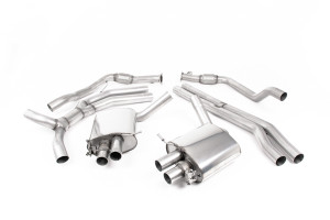 Milltek Sport Cat Back (Road+) with Polished Oval Tips