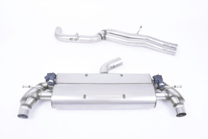 Milltek Sport Cat Back Non Resonated (Louder) with Cerakote Black Oval Tips