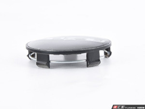 Alzor Center Cap - Black With Black Sticker (68mm)