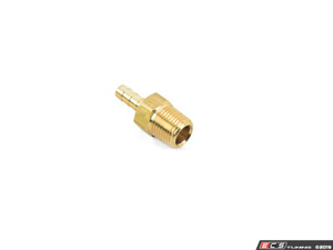 Brass Barbed Hose Fitting 1/8" Hose ID, 1/8 NPTF Male End