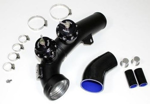 Forge Motorsport Hard Pipe with Twin Valves and Kit for BMW 335i N54 | FMBM335DV2