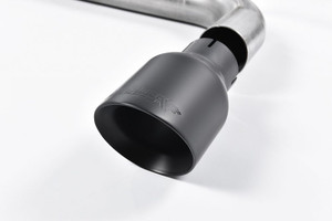 Milltek Non-Resonated (Louder) Cat-Back Race Exhaust with Cerakote Black GT-100 Tips - Ford Focus Mk2 ST 225