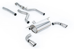 Milltek Cat-Back Exhaust with Race Rear Silencer & Titanium Tips - BMW 1 Series M135i 3 & 5 Door (F21 & F20 None xDrive)