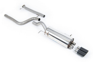 Milltek Non-Resonated (Louder) Cat-Back Race Exhaust with Carbon Jet-80 Tips - Ford Fiesta Mk7/Mk7.5 ST 1.6 litre EcoBoost 182PS & ST200