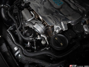 Audi B9 3.0T Billet Oil Filter Housing - Black
