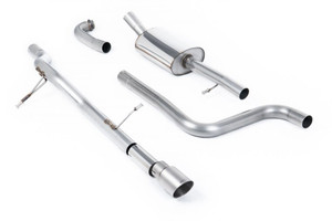 Milltek Non-Resonated (Louder) Cat-Back Exhaust with GT-90 Titanium Tips - Ford Fiesta Mk8 1.0T EcoBoost ST-Line 3 & 5 Door (Non-OPF/GPF Models Only)