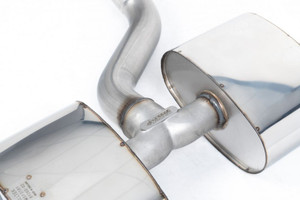 Milltek Non Resonated (Louder) Race Cat-Back Exhaust with DTM Polished Tips - Ford Focus MK2 RS 2.5T 305PS