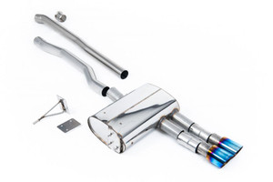 Milltek GPF Bypass - Non Resonated (Louder) Cat-Back Exhaust with Burnt Titanium GT-90 Tips - New Mini Mk3 (F55) Mini Cooper S 2.0 Turbo - 5 Door Hatch (UK and European models) - LCI with GPF/OPF Only