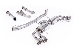 Milltek Non-Resonated Race Primary Cat-Back Exhaust System