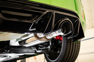 Milltek GPF Back Maxton Designs Dual Outlet with Cerakote Black GT-100 Tips - Ford Fiesta Mk8 & Mk8.5 ST 1.5 EcoBoost 200PS (Post Sept 2020 Models Only)