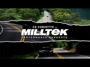 Milltek Cat-back with Brushed Titanium Tips for Corvette C8 - Chevrolet Corvette Stingray (C8) 6.2L V8 (Non-OPF/GPF Models)