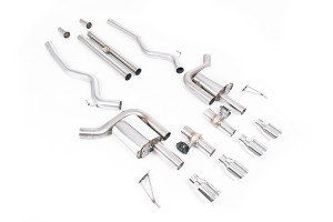 Milltek Active Valved Cat Back with H Pipe and Polished Tips