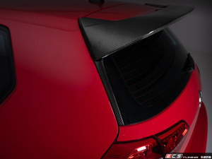 Carbon Fiber Hatch Spoiler Side Blades - Set