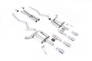 Milltek Active Valved Cat Back with X Pipe and Polished Tips