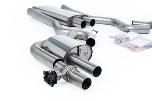 Milltek Valved Resonated Cat-back with Polished Tips - Ford Mustang 2.3 EcoBoost (S650 Fastback)
