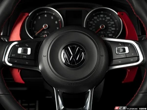 Aluminum Paddle Shifters - Polished Red Anodized