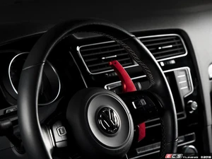 Aluminum Paddle Shifters - Polished Red Anodized