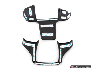 Audi 3.0T Carbon Fiber Engine Cover Kit - Red