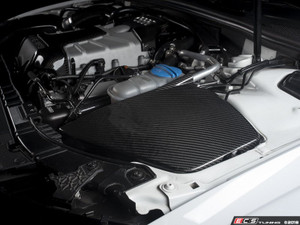 B8 S4 Carbon Fiber Left Side Engine Bay Cover
