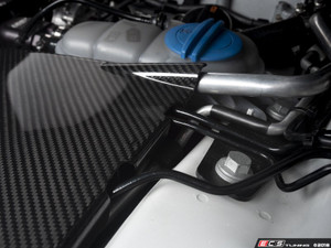 B8 S4 Carbon Fiber Left Side Engine Bay Cover