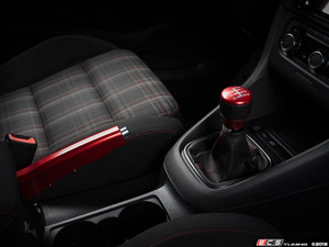 ECS Billet Aluminum Parking Brake Handle - Red Anodized