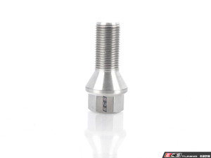 Titanium Conical Seat Wheel Bolt - 14x1.25x27mm - Priced Each