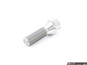Titanium Conical Seat Wheel Bolt - 14x1.5x35mm - Priced Each