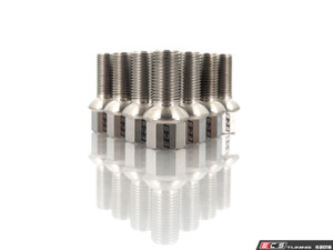 Titanium Ball Seat Wheel Bolt - 14x1.5x27mm - Set Of 10