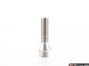 Titanium Conical Seat Wheel Bolt - 14x1.5x45mm - Priced Each