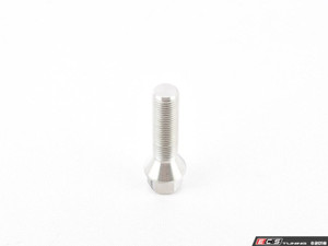 Titanium Conical Seat Wheel Bolt - 14x1.5x45mm - Priced Each