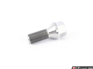 Titanium Conical Seat Wheel Bolt - 14x1.5x27mm - Set Of 20