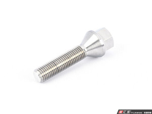 Titanium Conical Seat Wheel Bolt - 12x1.5x45mm - Set Of 20