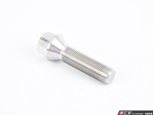 Titanium Conical Seat Wheel Bolt - 14x1.25x55mm - Priced Each