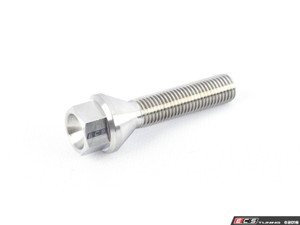 Titanium Conical Seat Wheel Bolt - 12x1.5x45mm - Set Of 10