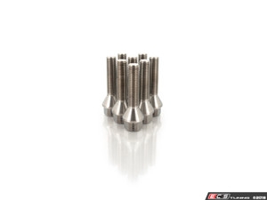 Titanium Conical Seat Wheel Bolt - 12x1.5x45mm - Set Of 8