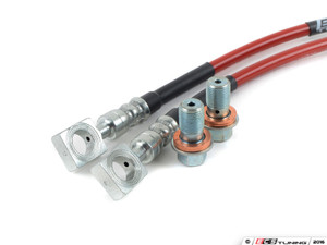Exact-Fit Stainless Steel Brake Lines - Rear | ES3524708