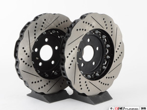 Front Big Brake Kit - Stage 2 - 2-Piece Tru-Float Wave Rotors (345x30) | ES3579246