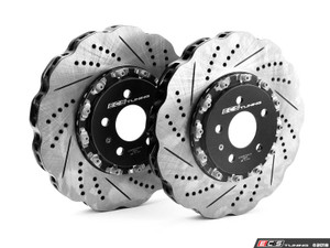 Front 2-Piece Wave Brake Rotors - Pair (350x34)