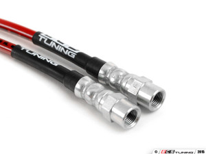 Exact-Fit Stainless Steel Brake Lines - Rear | ES3557354