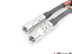 Exact-Fit Stainless Steel Brake Lines - Rear | ES3525102