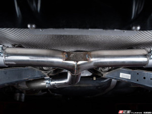 MK6 GTI Muffler Delete Kit - Chrome 4.0" Swivel Tips
